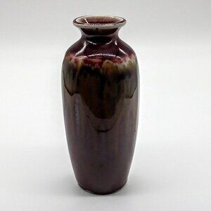 Hosley Potteries Multicolor Glazed Small Vase